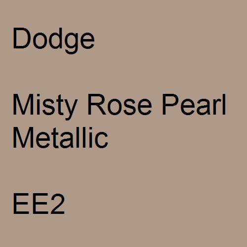 Dodge, Misty Rose Pearl Metallic, EE2.